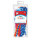 A pack of 30 Stripe Pipe Cleaners - 35cm.