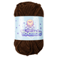 A 200g ball of Warm & Toastie Super Chunky Chocolate Polyester Yarn, manufactured by King Cole.
