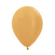 5" Metallic Gold Sempertex Latex Balloons (100)