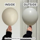 260 Fashion Almond White Sempertex Nozzle Up Entertainer Balloons (50)
