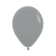 A pack of 50 5-inch Fashion Urban Grey Latex Balloons, manufactured by Sempertex
