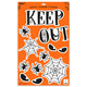 A sheet of Halloween Spooky Window Stickers.