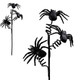 A 48cm Black Glittered Spider Spray.