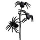48cm Black Glittered Spider Spray (1)