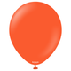 12" Standard Flame Orange Kalisan Latex Balloons (50)