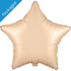 An 18 inch Matte Starlight Gold Star Foil Balloon.