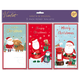 A set of 3 Santa & Dougal Christmas Assorted Money Wallets.