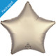 An 18" Prosecco Satin Luxe Star Foil Balloon, manufactured by Anagram.