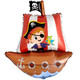 A Pirate Ship Foil Balloon.