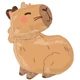 A 24 inch Capybara Craze Supershape Foil Balloon, manufactured by Anagram.