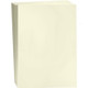 A pack of 100 A4 Ivory Hammered Card Sheets.