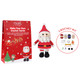 A Christmas Mini Crochet Kit, with a Santa Claus Design.