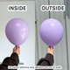 6" Macaron Lilac Kalisan K-Link Latex Balloons (50)