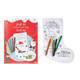 A Colour Your Own Christmas Canvas Stocking.
