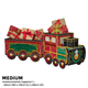 A Christmas Santa's Presents Train Gift Display.