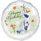 Use this 18 inch Frozen Olaf & Bruni Happy Birthday Foil Balloon in your number stack designs!