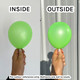 5" Neon Green Sempertex Latex Balloons (100)
