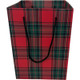 A Red Tartan Flower Bag.