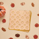 A pack of 16 Orange Pumpkin Paper Napkins.