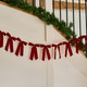 A Red Velvet Bow Garland.