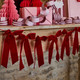 A Red Velvet Bow Garland.