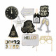 A pack of 10 New Year Photo Props.