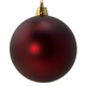 A 15cm Dark Red Large Matte Bauble.