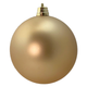 A 15cm Gold Large Matte Bauble.
