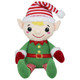 An 8 inch Happy Elf Sitting Plush.