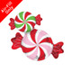 An 11 inch sweetest season candy foil balloon, manufactured by Anagram.