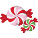 A 35 inch sweetest season foil balloon, manufactured by Anagram.