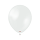 A bag of 50 5" Pearl White Latex Balloons, manufactured by Kalisan.
