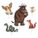A pack of 10 The Gruffalo cupcake toppers, manufactured by Anniversary House.