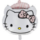 A 30 inch Hello Kitty Paris Head Supershape Foil Balloon.