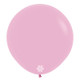 A pack of 24" Fashion Candy Pink Latex Balloons, manufactured by Sempertex.