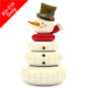 A 47 inch Standing Snowman Foil Balloon, manufactured by Partydeco.
