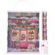 A Christmas Café Crystal Art Scroll Kit, manufactured by Craft Buddy.