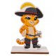 A Puss in Boots Crystal Art Buddy Kit, manufactured by Craft Buddy.