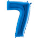 40 inch Blue Number 7 Foil Balloon (1)