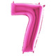 40 inch Fuchsia Number 7 Foil Balloon (1) 40 inch Fuchsia Number 7 Foil Balloon (1)