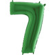 40 inch Green Number 7 Foil Balloon (1)