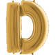 40 inch Gold Letter D Foil Balloon (1)