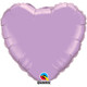 18" Pearl Lavender Heart Foil Balloon (1) - UNPACKAGED