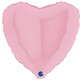 18" Matte Pink Heart Foil Balloon (1) - UNPACKAGED