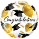 18 inch Congratulations Grad Hats & Balloons Foil Balloon (1)