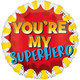 18 inch You're My Superhero Foil Balloon (1)