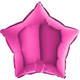 18" Magenta Star Foil Balloon (1) - UNPACKAGED