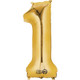 34 inch Anagram Gold Number 1 Foil Balloon (1)