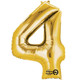 34 inch Anagram Gold Number 4 Foil Balloon (1)