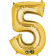 34 inch Anagram Gold Number 5 Foil Balloon (1)